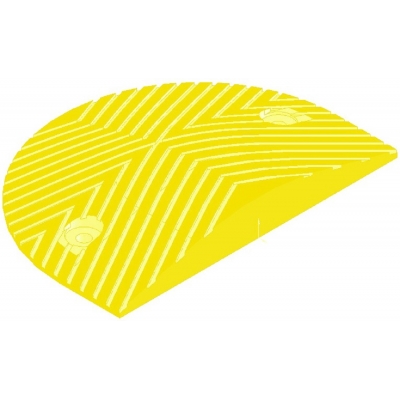 Σαμαράκι ακραίο κομμάτι κίτρινο 5cm ύψος