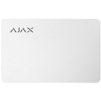 AJAX PASS Ανέπαφο κρυπτογραφημένο Pass για χρήση με τον KeyPad Plus (Λευκό)