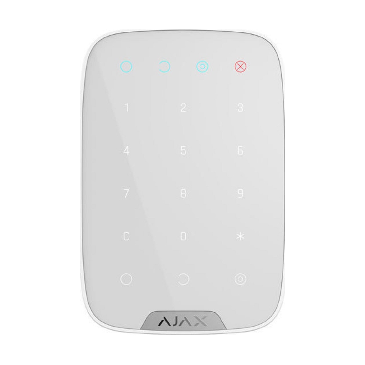 Ajax KeyPad - Ασύρματο πληκτρολόγιο αφής (Λευκό)